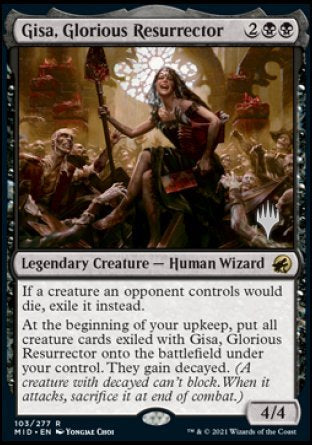 Gisa, Glorious Resurrector (Promo Pack) [Innistrad: Midnight Hunt Promos] | D20 Games