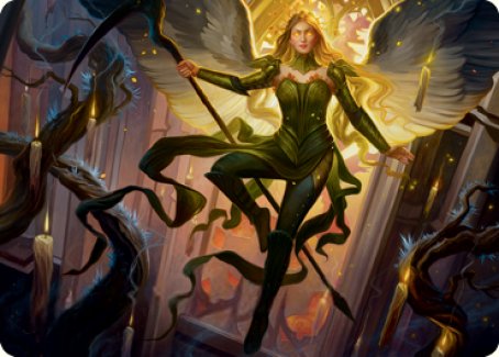 Sigarda, Champion of Light Art Card [Innistrad: Midnight Hunt Art Series] | D20 Games