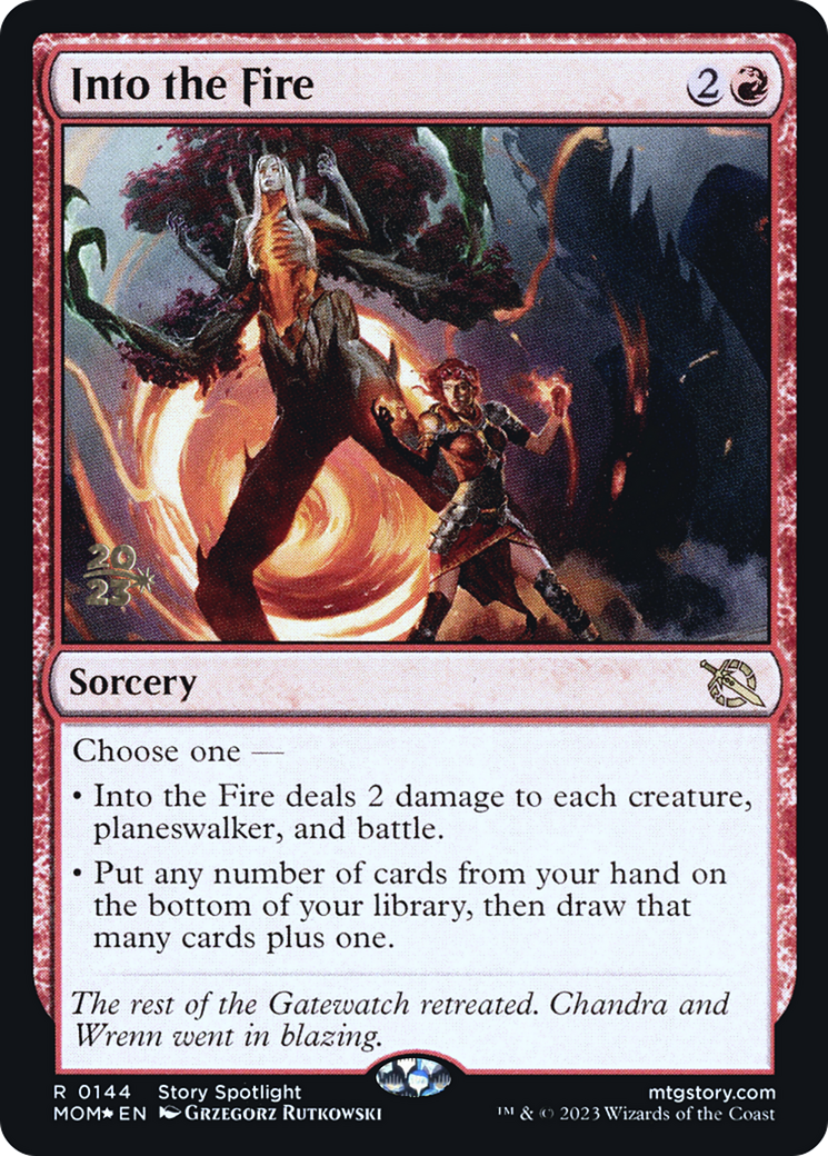 Into the Fire [March of the Machine Prerelease Promos] | D20 Games