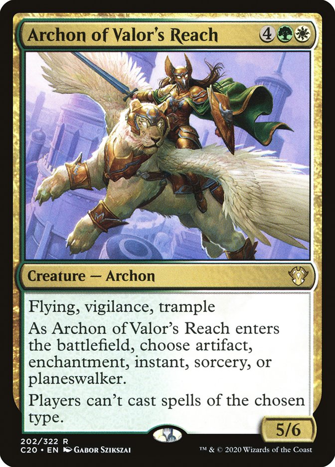 Archon of Valor's Reach [Commander 2020] | D20 Games