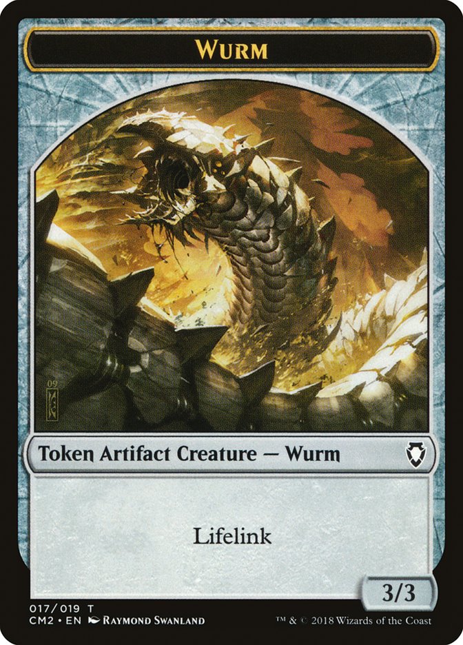 Wurm (Lifelink) [Commander Anthology Volume II Tokens] | D20 Games