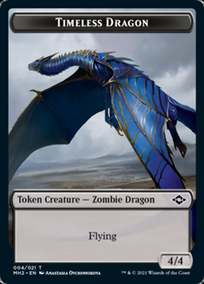 Timeless Dragon Token [Modern Horizons 2 Tokens] | D20 Games