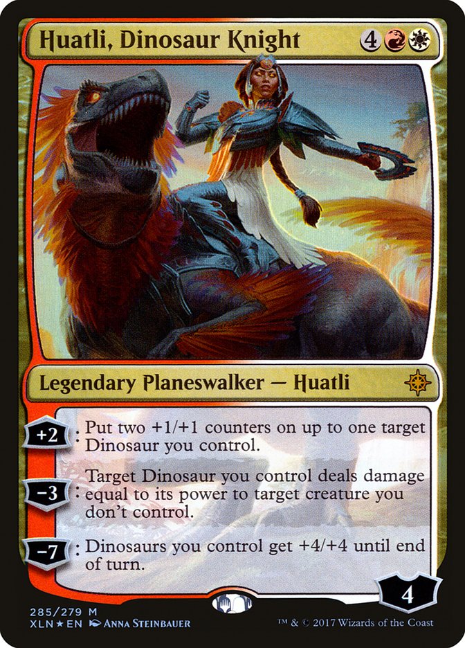 Huatli, Dinosaur Knight [Ixalan] | D20 Games