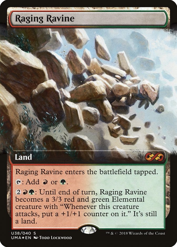 Raging Ravine (Topper) [Ultimate Box Topper] | D20 Games