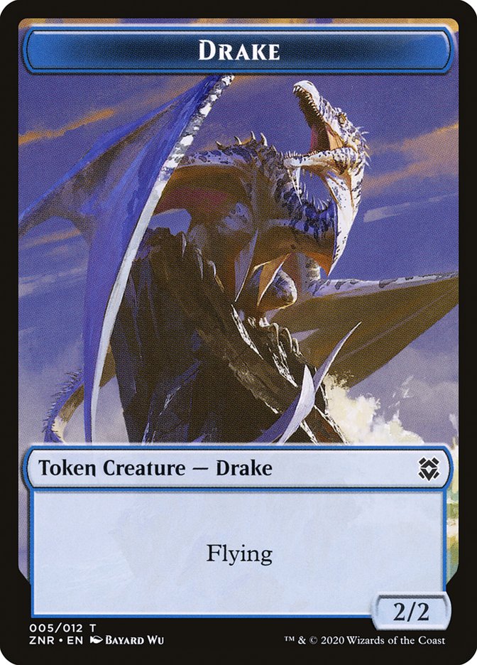 Drake [Zendikar Rising Tokens] | D20 Games