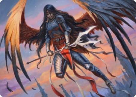 Liesa, Forgotten Archangel Art Card [Innistrad: Midnight Hunt Art Series] | D20 Games