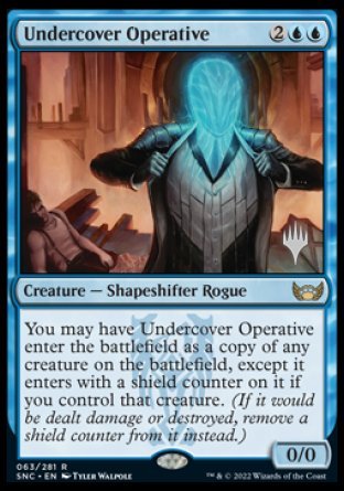 Undercover Operative (Promo Pack) [Streets of New Capenna Promos] | D20 Games