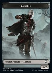 Zombie // Goat Double-sided Token [Streets of New Capenna Commander Tokens] | D20 Games