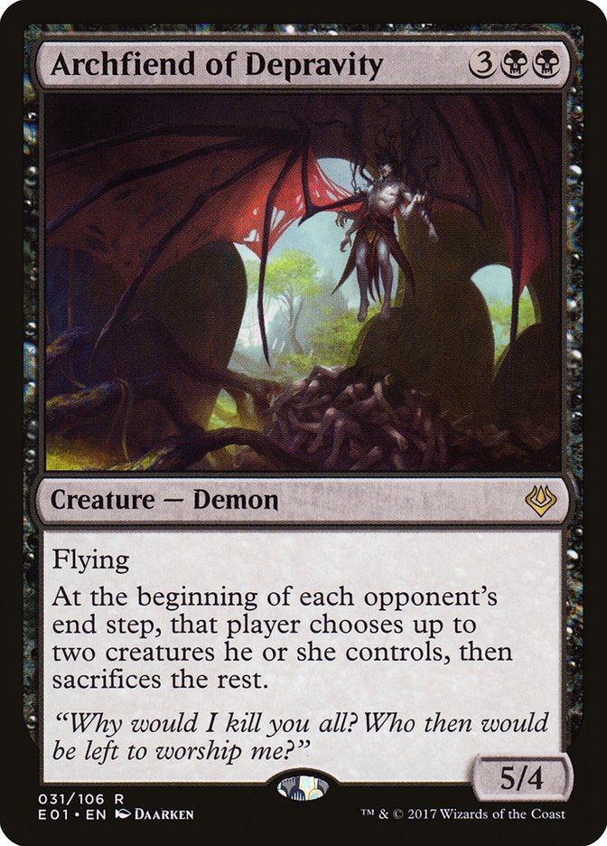 Archfiend of Depravity [Archenemy: Nicol Bolas] | D20 Games