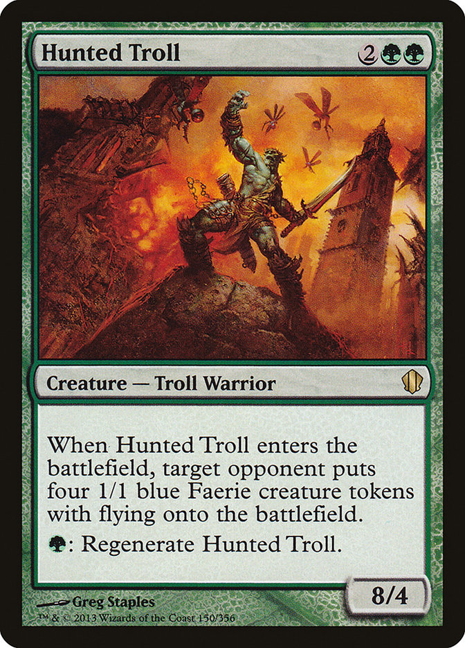 Hunted Troll [Commander 2013] | D20 Games