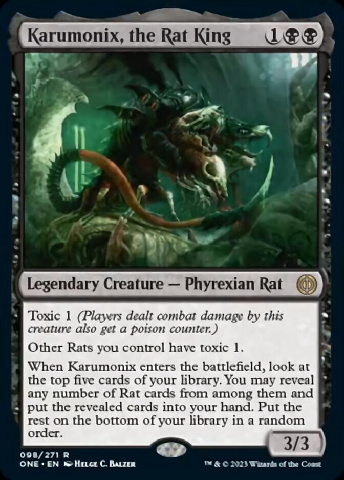 Karumonix, the Rat King [Phyrexia: All Will Be One] | D20 Games