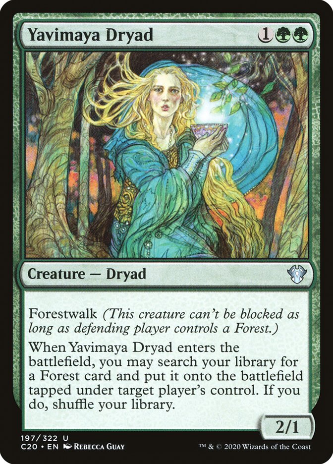 Yavimaya Dryad [Commander 2020] | D20 Games