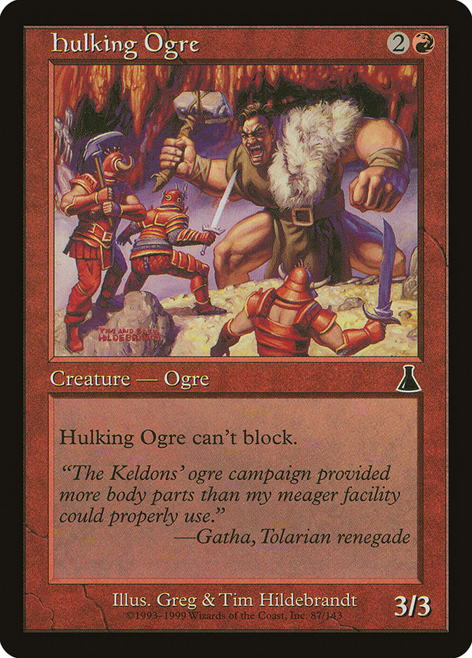 Hulking Ogre [Urza's Destiny] | D20 Games