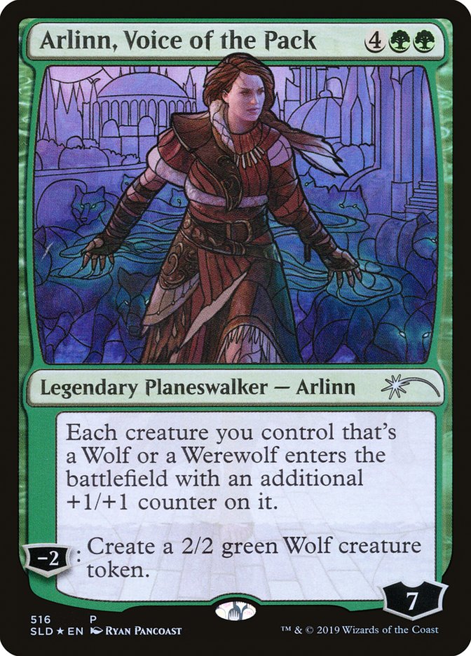 Arlinn, Voice of the Pack (Stained Glass) [Secret Lair Drop Promos] | D20 Games