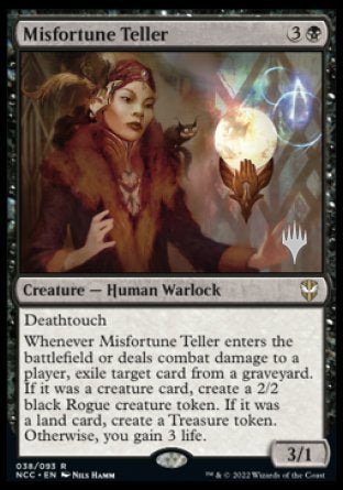 Misfortune Teller (Promo Pack) [Streets of New Capenna Commander Promos] | D20 Games