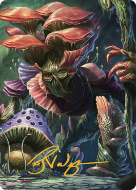 Myconid Spore Tender Art Card (Gold-Stamped Signature) [Commander Legends: Battle for Baldur's Gate Art Series] | D20 Games