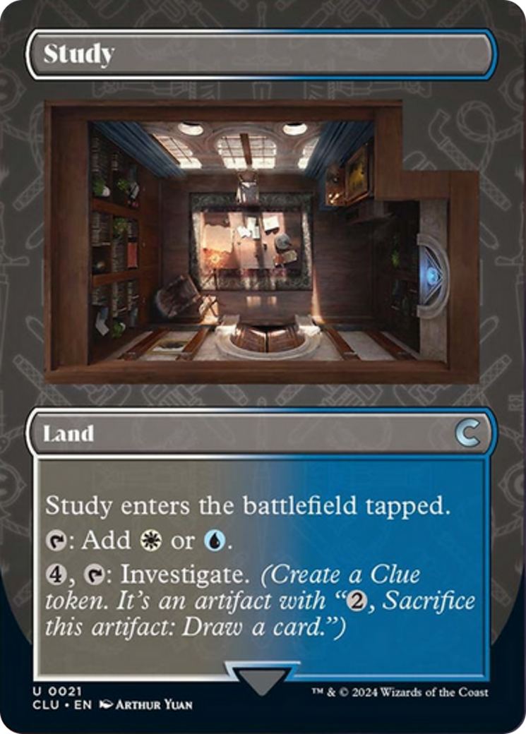 Study (Borderless) [Ravnica: Clue Edition] | D20 Games