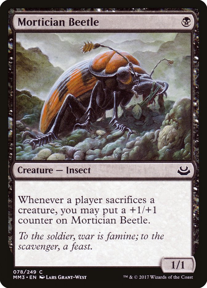 Mortician Beetle [Modern Masters 2017] | D20 Games