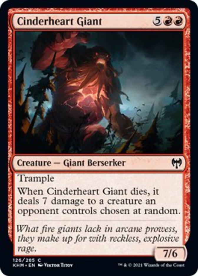 Cinderheart Giant [Kaldheim] | D20 Games