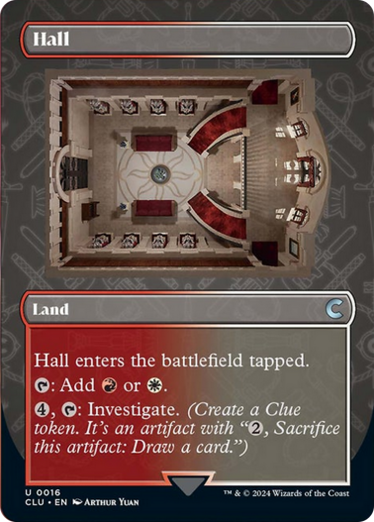 Hall (Borderless) [Ravnica: Clue Edition] | D20 Games