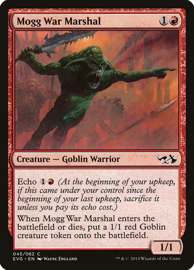 Mogg War Marshal (Elves vs. Goblins) [Duel Decks Anthology] | D20 Games