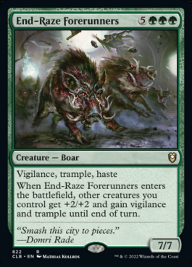 End-Raze Forerunners [Commander Legends: Battle for Baldur's Gate] | D20 Games