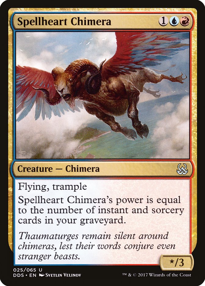 Spellheart Chimera [Duel Decks: Mind vs. Might] | D20 Games