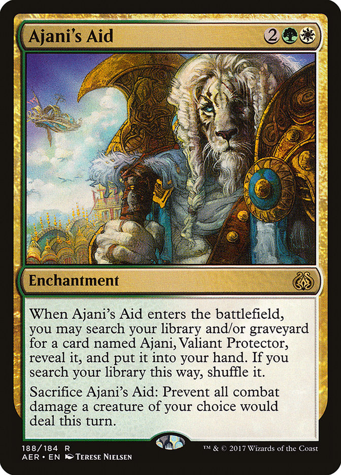 Ajani's Aid [Aether Revolt] | D20 Games