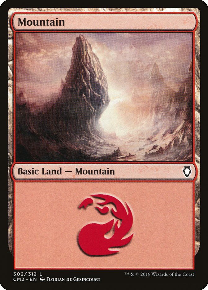 Mountain (302) [Commander Anthology Volume II] | D20 Games