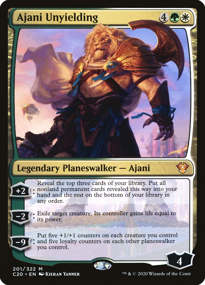 Ajani Unyielding [Commander 2020] | D20 Games