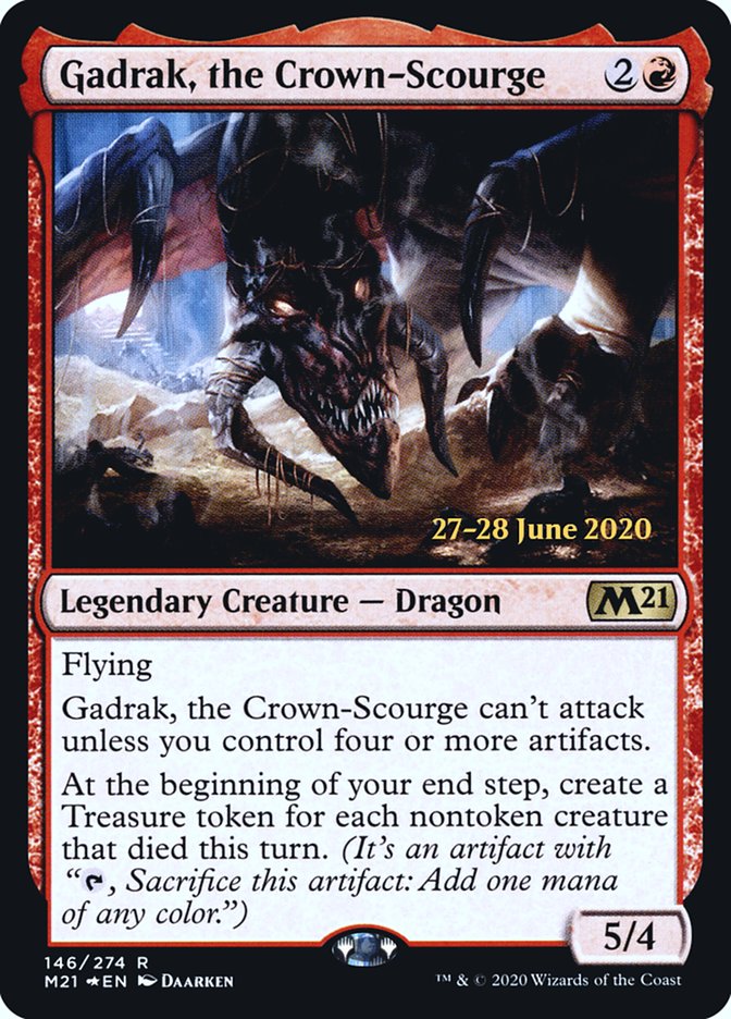 Gadrak, the Crown-Scourge  [Core Set 2021 Prerelease Promos] | D20 Games