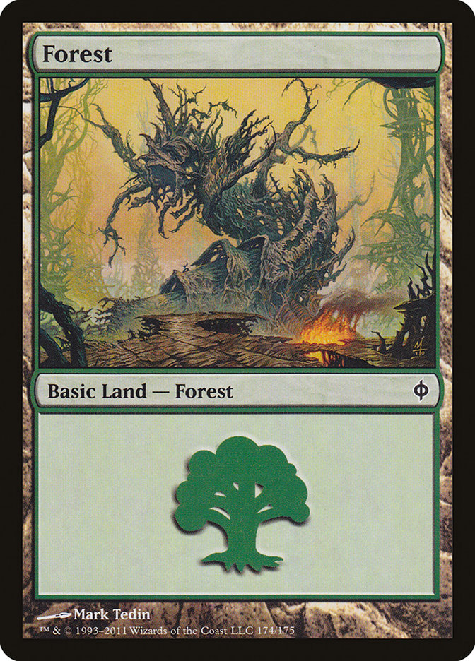 Forest (174) [New Phyrexia] | D20 Games