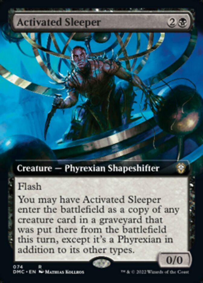 Activated Sleeper (Extended Art) [Dominaria United Commander] | D20 Games