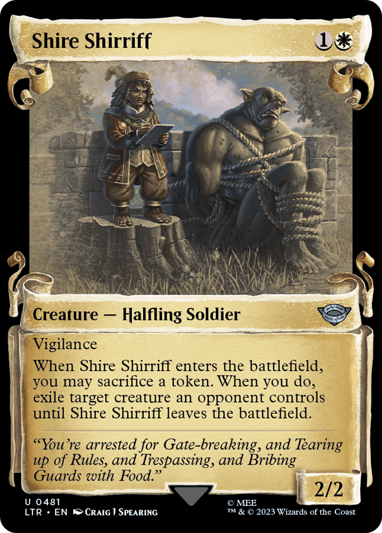 Shire Shirriff [The Lord of the Rings: Tales of Middle-Earth Showcase Scrolls] | D20 Games