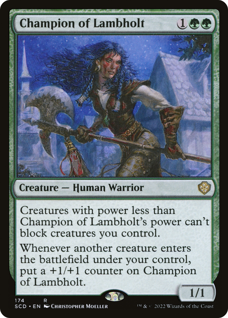 Champion of Lambholt [Starter Commander Decks] | D20 Games