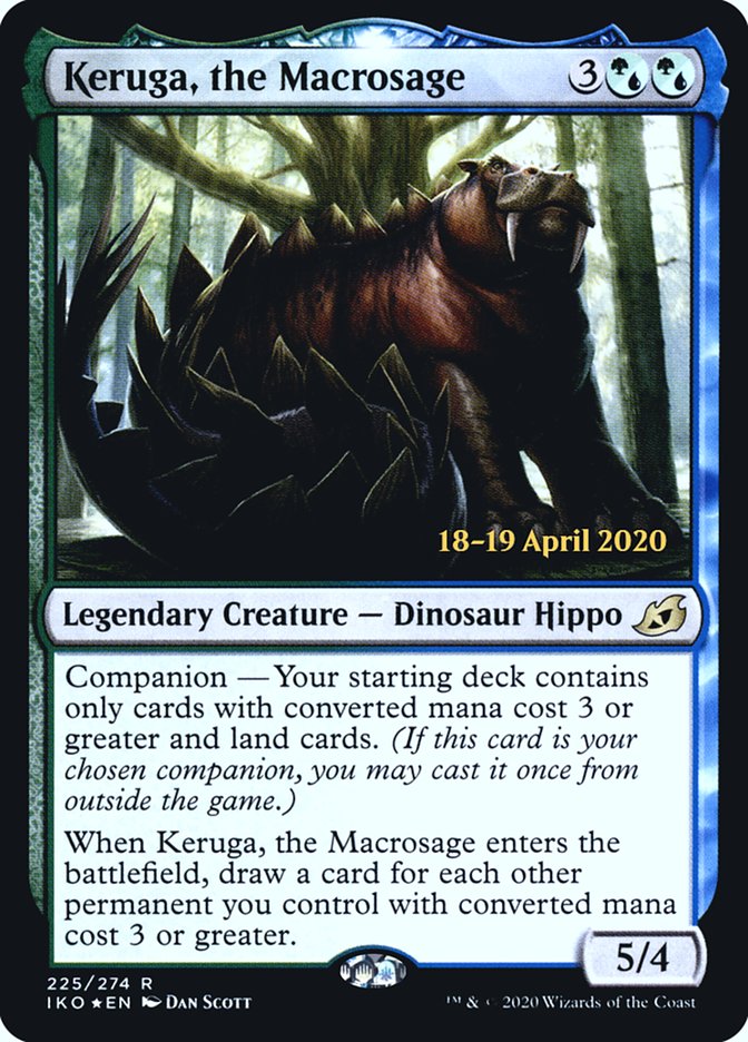 Keruga, the Macrosage  [Ikoria: Lair of Behemoths Prerelease Promos] | D20 Games
