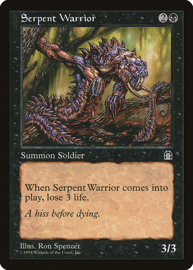 Serpent Warrior [Stronghold] | D20 Games