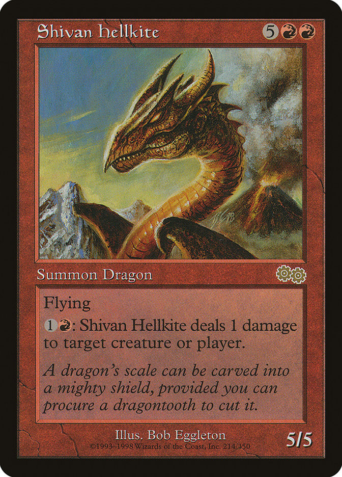 Shivan Hellkite [Urza's Saga] | D20 Games