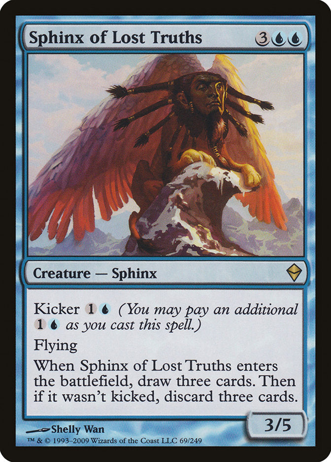 Sphinx of Lost Truths [Zendikar] | D20 Games