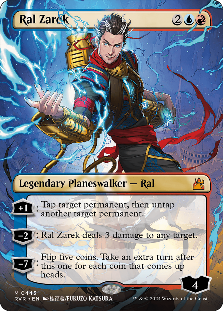 Ral Zarek (Anime Borderless) [Ravnica Remastered] | D20 Games