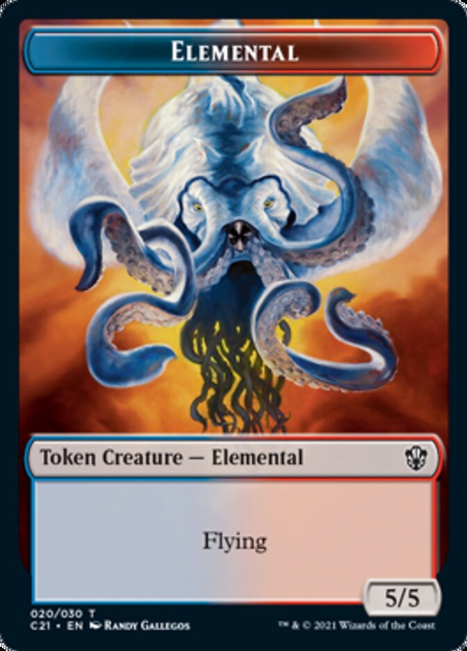 Elemental (020) // Copy Token [Commander 2021 Tokens] | D20 Games