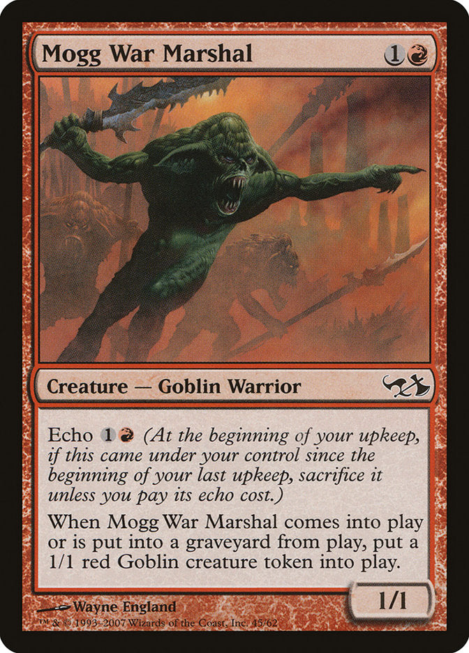 Mogg War Marshal [Duel Decks: Elves vs. Goblins] | D20 Games