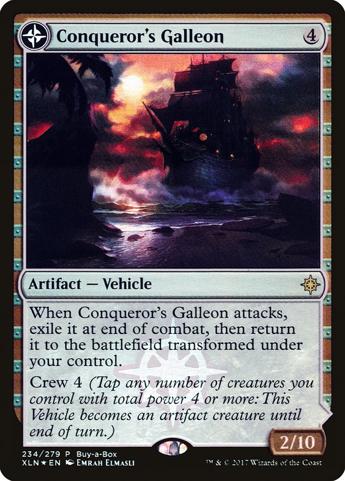 Conqueror's Galleon // Conqueror's Foothold (Buy-A-Box) [Ixalan Treasure Chest] | D20 Games