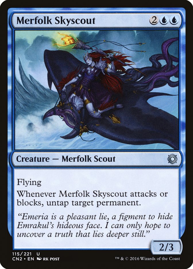 Merfolk Skyscout [Conspiracy: Take the Crown] | D20 Games
