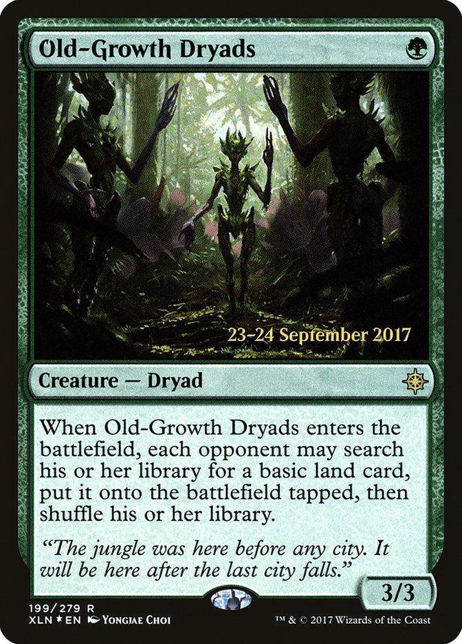 Old-Growth Dryads  [Ixalan Prerelease Promos] | D20 Games