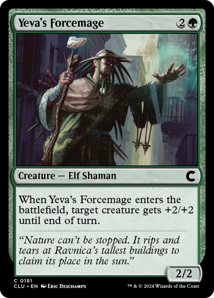 Yeva's Forcemage [Ravnica: Clue Edition] | D20 Games