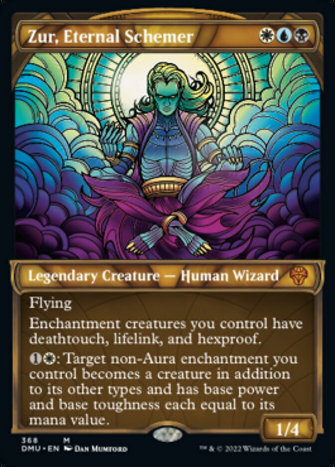 Zur, Eternal Schemer (Showcase Textured) [Dominaria United] | D20 Games