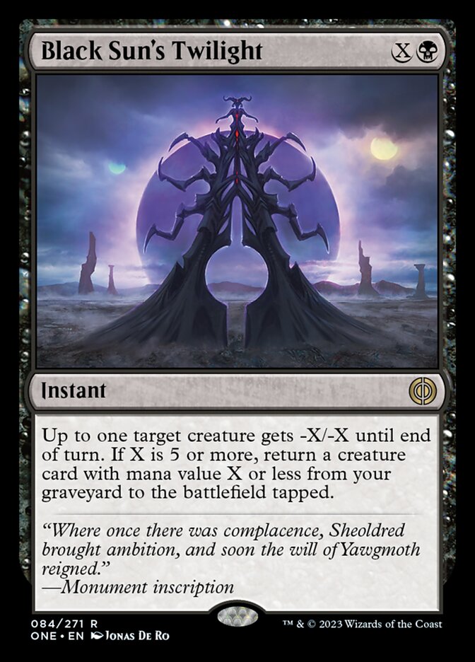 Black Sun's Twilight [Phyrexia: All Will Be One] | D20 Games