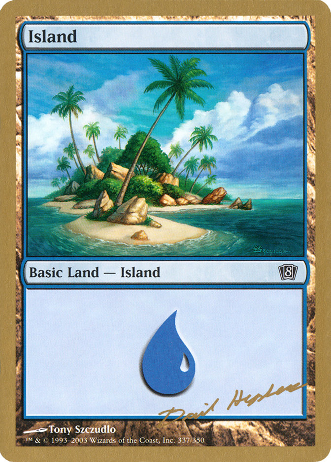 Island (dh337) (Dave Humpherys) [World Championship Decks 2003] | D20 Games