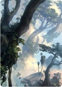 Forest 1 Art Card [Zendikar Rising Art Series] | D20 Games